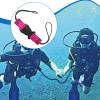 Aymzbd Scuba Diving Lanyard Accessory Heavy Duty Gifts Visible Underwater Diving Tool for Underwater Photography Cameras, Pink view 2