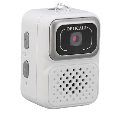 Zopsc Tiny Keychain Camera 1080P HD, World's Smallest 16g Camera with 0.96in Screen, 32GB Card, OTG Direct to Phone, Retro Filters (32GB Included) (White)