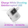 Zopsc Tiny Keychain Camera 1080P HD, World's Smallest 16g Camera with 0.96in Screen, 32GB Card, OTG Direct to Phone, Retro Filters (32GB Included) (White) view 3