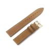 FYXT Crazy Horse Cowhide Leather Watch Strap 18mm 19mm 20mm 22mm Watchband Quick Release Vintage Watch Band Wristband Belt(Brown gold buckle,22mm) view 1