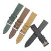 FYXT Crazy Horse Cowhide Leather Watch Strap 18mm 19mm 20mm 22mm Watchband Quick Release Vintage Watch Band Wristband Belt(Brown gold buckle,22mm) view 2