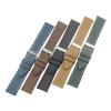 FYXT Crazy Horse Cowhide Leather Watch Strap 18mm 19mm 20mm 22mm Watchband Quick Release Vintage Watch Band Wristband Belt(Brown gold buckle,22mm) view 3