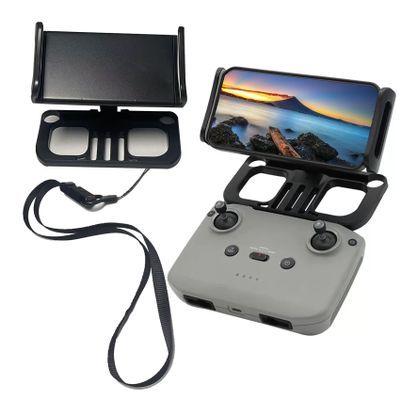 HENWAFX Drone Controller Mount and Tablet Holder, 4.7-12.9 Inch Adjustable Bracket, Compatible with DJI Mavic Air/Mini Series, with Neck Lanyard