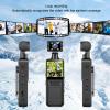 Denash WiFi Action Camera,4K Video Camera Camcorder,180 Rotating Lens Handheld Sports Camera with 1.3" HD Screen & LED Light APP for Outdoor Sports Travel view 4
