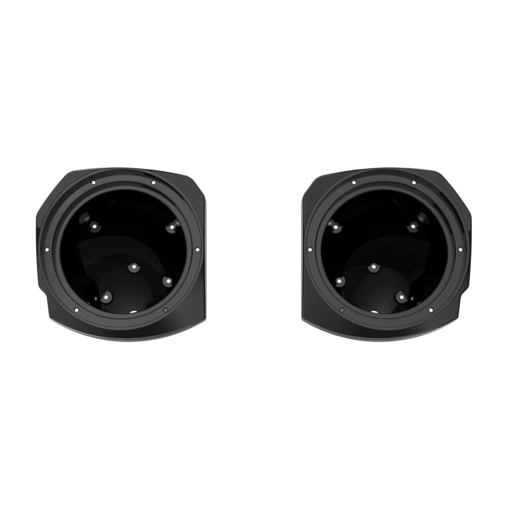 Advanblack 2024 Road Glide Lower Fairing Speaker Pods Color-Matched 8" Speaker Pods Fit for 2023.5-2025 Harley Touring FLTRX RG/SG FLHX (Midnight Firestorm)