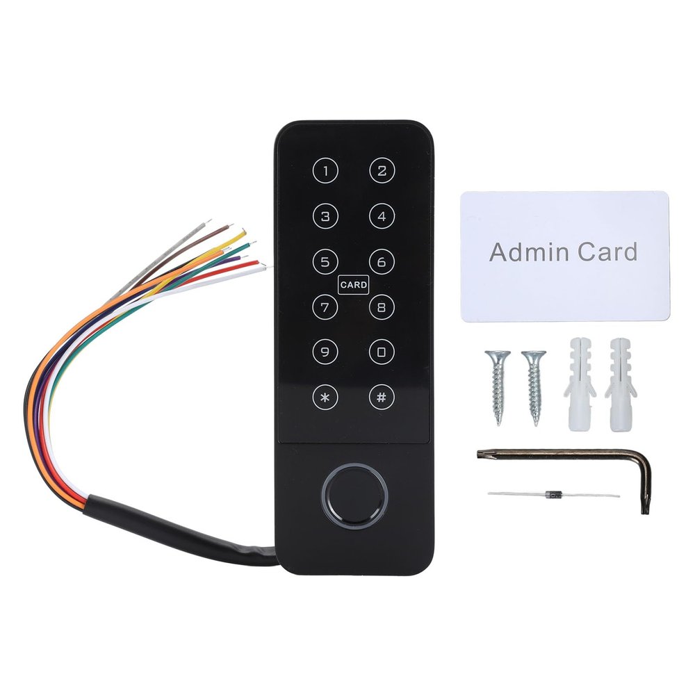 AOWINHIT Smart Touch Keypad Lock Fingerprint Keyless Entry for Homes Offices Zinc Alloy, Fingerprint Entry Keypad Homes Offices