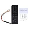 AOWINHIT Smart Touch Keypad Lock Fingerprint Keyless Entry for Homes Offices Zinc Alloy, Fingerprint Entry Keypad Homes Offices view 1