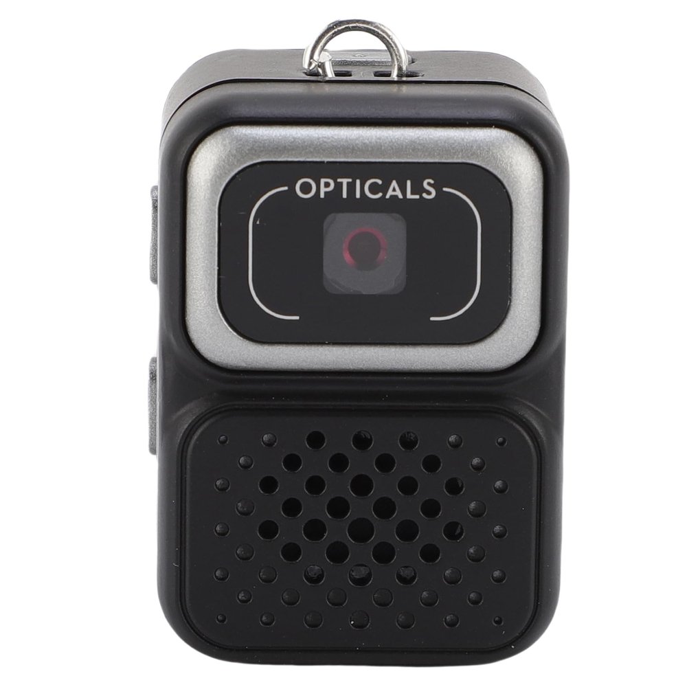Zopsc Tiny Keychain Camera 1080P HD, World's Smallest 16g Camera with 0.96in Screen, 32GB Card, OTG Direct to Phone, Retro Filters (32GB Included) (Black)