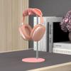 SHUOSUO Headphone Stand, Headset Holder with Solid Base for Desk, Compatible with AirPods Max, Beats, Bose, B&O, Sony, Sennheiser, Gaming, etc (Pink) view 2
