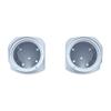 Advanblack 2024 Road Glide Lower Fairing Speaker Pods Color-Matched 8" Speaker Pods Fit for 2023.5-2025 Harley Touring FLTRX RG/SG FLHX (Atlas Silver Metallic) view 1