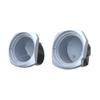 Advanblack 2024 Road Glide Lower Fairing Speaker Pods Color-Matched 8" Speaker Pods Fit for 2023.5-2025 Harley Touring FLTRX RG/SG FLHX (Atlas Silver Metallic) view 2