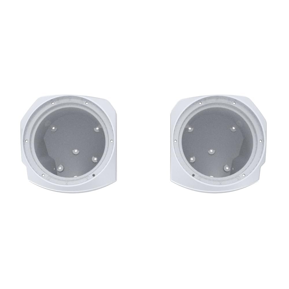 Advanblack 2024 Road Glide Lower Fairing Speaker Pods Color-Matched 8" Speaker Pods Fit for 2023.5-2025 Harley Touring FLTRX RG/SG FLHX (White Onyx Pearl)
