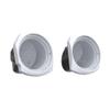 Advanblack 2024 Road Glide Lower Fairing Speaker Pods Color-Matched 8" Speaker Pods Fit for 2023.5-2025 Harley Touring FLTRX RG/SG FLHX (White Onyx Pearl) view 3