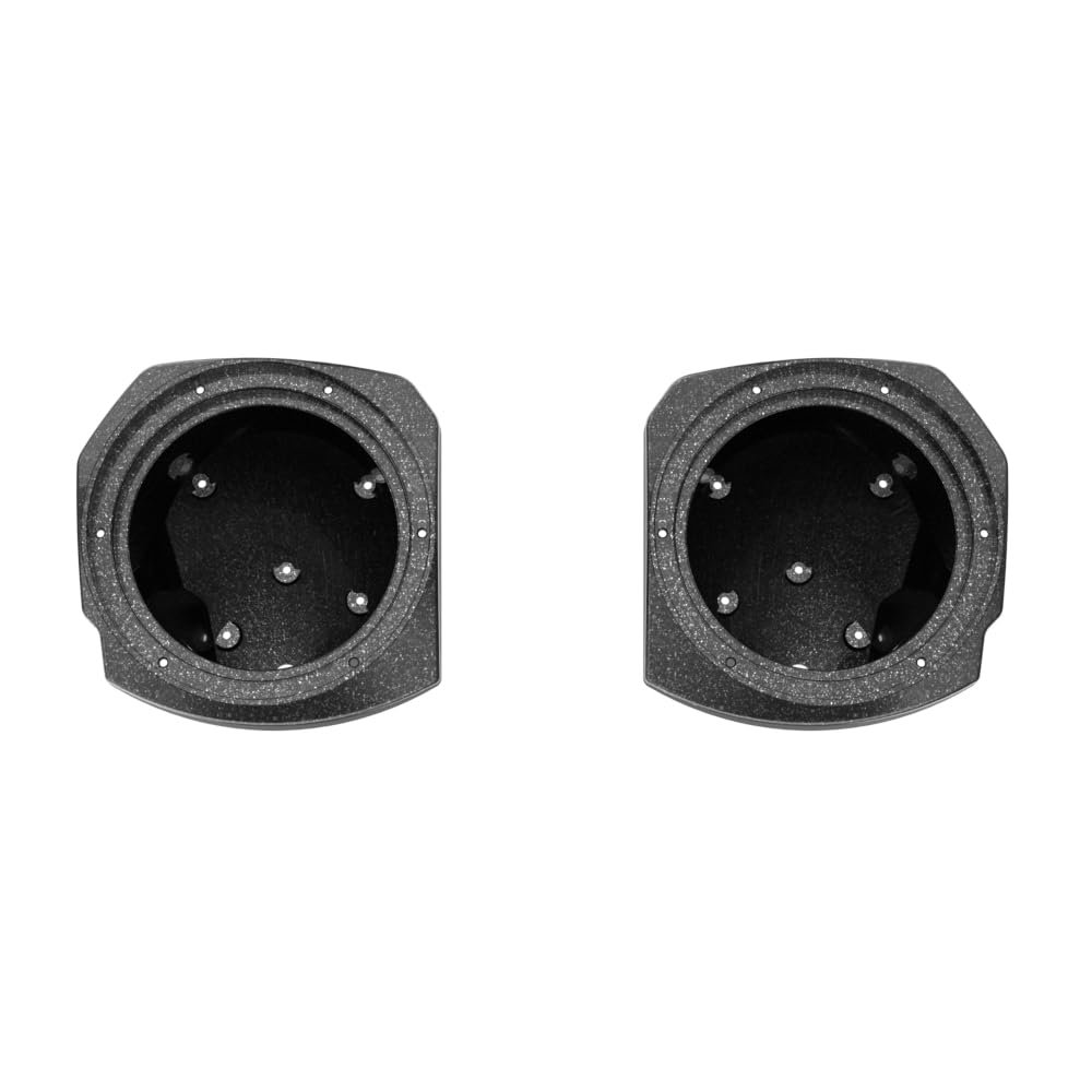 Advanblack 2024 Road Glide Lower Fairing Speaker Pods Color-Matched 8" Speaker Pods Fit for 2023.5-2025 Harley Touring FLTRX RG/SG FLHX (Raven Metallic)