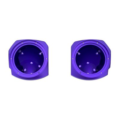 Advanblack 2024 Road Glide Lower Fairing Speaker Pods Color-Matched 8" Speaker Pods Fit for 2023.5-2025 Harley Touring FLTRX RG/SG FLHX (Blue Streak)