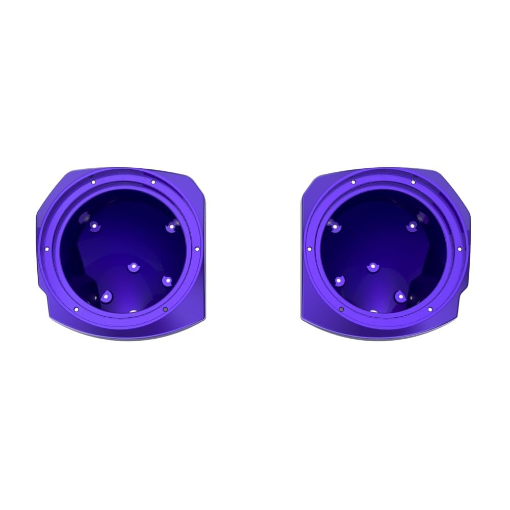 Advanblack 2024 Road Glide Lower Fairing Speaker Pods Color-Matched 8" Speaker Pods Fit for 2023.5-2025 Harley Touring FLTRX RG/SG FLHX (Blue Streak)