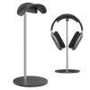 SHUOSUO Headphone Stand, Headset Holder with Solid Base for Desk, Compatible with AirPods Max, Beats, Bose, B&O, Sony, Sennheiser, Gaming, etc (Black) view 1