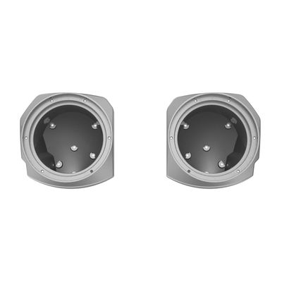 Advanblack 2024 Road Glide Lower Fairing Speaker Pods Color-Matched 8" Speaker Pods Fit for 2023.5-2025 Harley Touring FLTRX RG/SG FLHX (Dark Platinum)