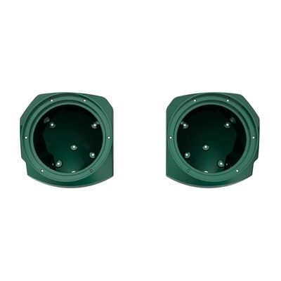 Advanblack 2024 Road Glide Lower Fairing Speaker Pods Color-Matched 8" Speaker Pods Fit for 2023.5-2025 Harley Touring FLTRX RG/SG FLHX (Alpine Green)