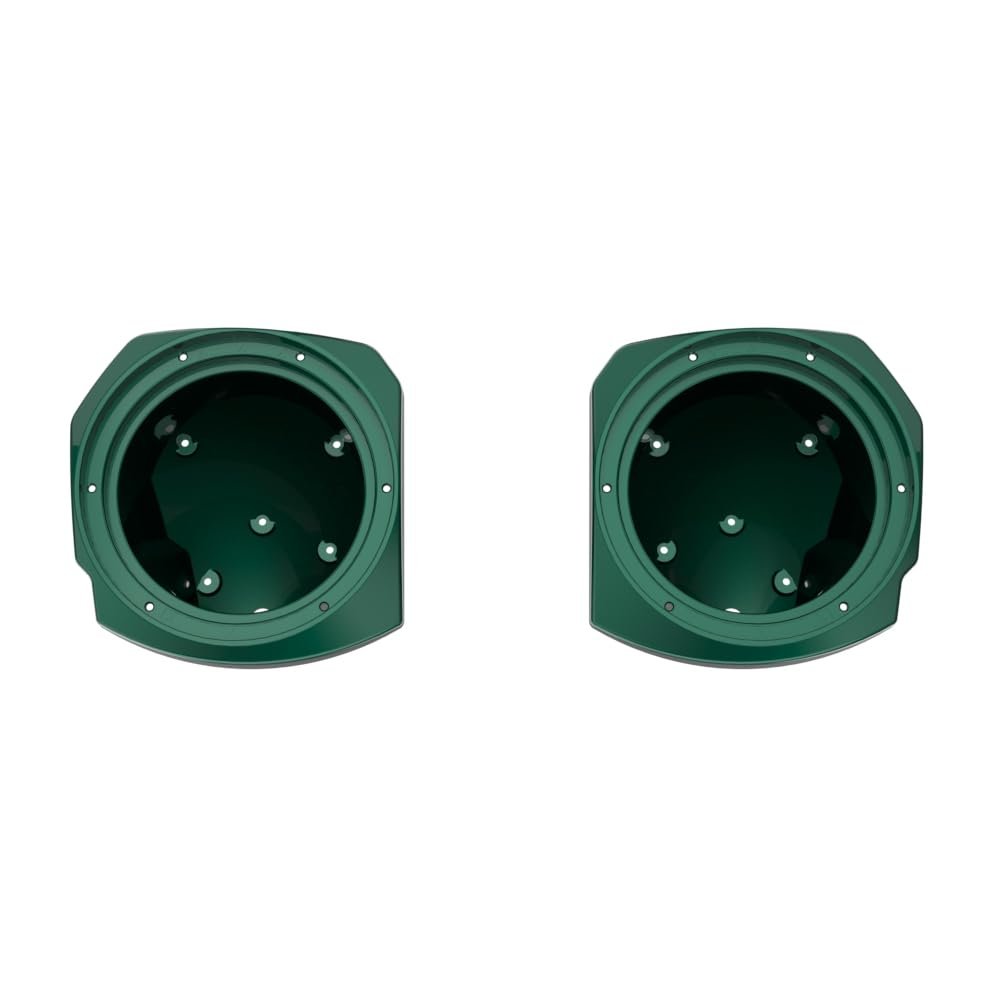Advanblack 2024 Road Glide Lower Fairing Speaker Pods Color-Matched 8" Speaker Pods Fit for 2023.5-2025 Harley Touring FLTRX RG/SG FLHX (Alpine Green)