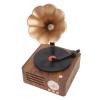 Asixxsix Speaker Gramophone with Copper Horn for Home Decor view 1