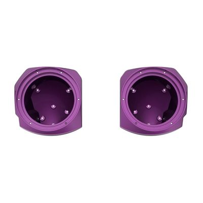 Advanblack 2024 Road Glide Lower Fairing Speaker Pods Color-Matched 8" Speaker Pods Fit for 2023.5-2025 Harley Touring FLTRX RG/SG FLHX (Poison Berry)
