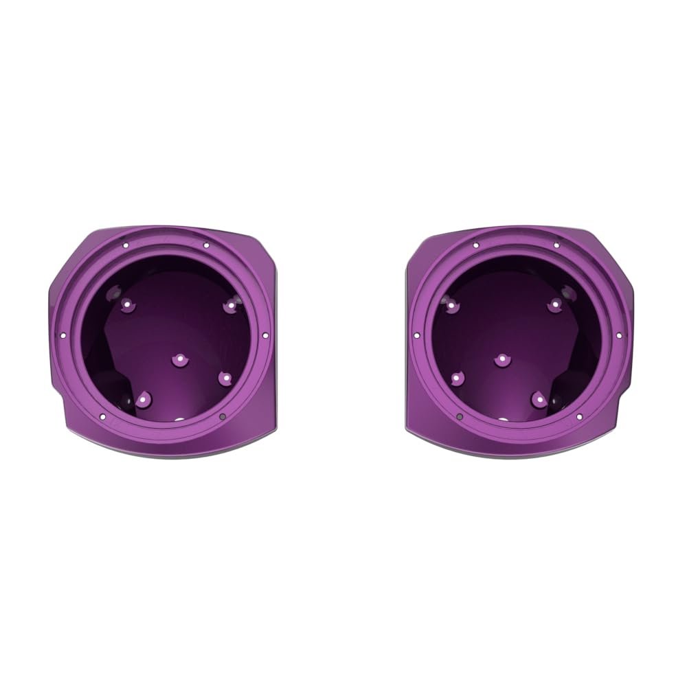Advanblack 2024 Road Glide Lower Fairing Speaker Pods Color-Matched 8" Speaker Pods Fit for 2023.5-2025 Harley Touring FLTRX RG/SG FLHX (Poison Berry)