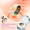 ZWJ Smart Ring for Women  Fitness & Health Tracker with Heart Rate, Blood Oxygen, Step & Sleep Monitoring, Gesture Control, IP68 Waterproof, Charging Case, App for iOS & Android(Enamel Rose Gold #6) view 2