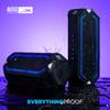 Altec Lansing HydraBoom Everythingproof Wireless Speaker, Multicolor LED Lights, Built-in Qi Wireless Charging view 4