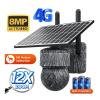 LNBBEQ 8MP 4G SIM Card/WiFi Solar Camera Outdoor Security Protection CCTV Recording Humanoid Dection in Forest/Farm(WiFi) view 2