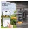 LNBBEQ 8MP 4G SIM Card/WiFi Solar Camera Outdoor Security Protection CCTV Recording Humanoid Dection in Forest/Farm(WiFi) view 4
