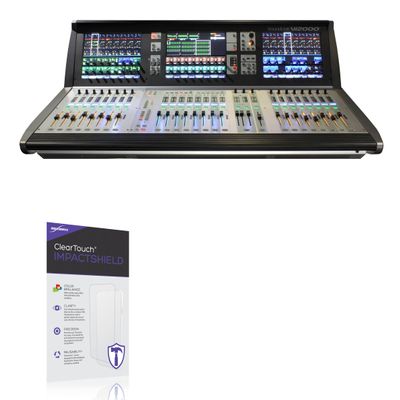 BoxWave Screen Protector Compatible With Soundcraft Vi2000 - ClearTouch ImpactShield (2-Pack), Impenetrable Screen Protector Flexible Film