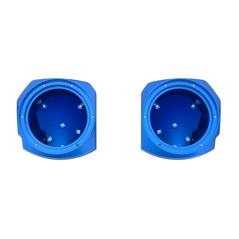 Advanblack 2024 Road Glide Lower Fairing Speaker Pods Color-Matched 8" Speaker Pods Fit for 2023.5-2025 Harley Touring FLTRX RG/SG FLHX (Blue Burst)