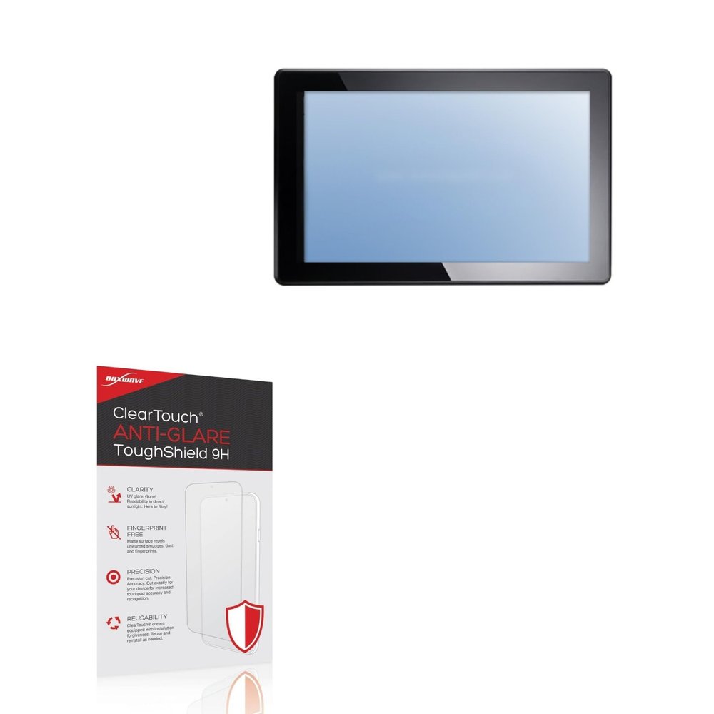 BoxWave Screen Protector Compatible With BSI Computer P6187W-V2 - ClearTouch Anti-Glare ToughShield 9H (2-Pack), Anti-Glare 9H Tough Flexible Film Screen Protector