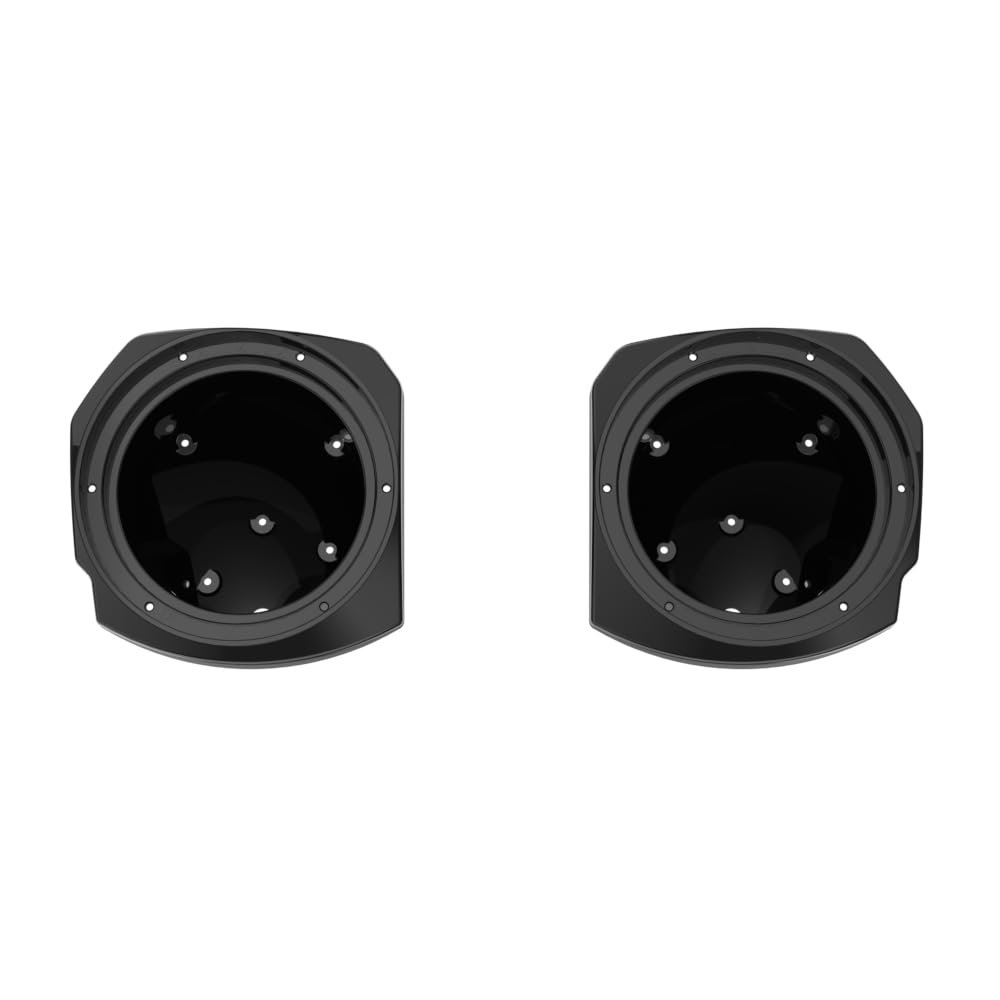 Advanblack 2024 Road Glide Lower Fairing Speaker Pods Color-Matched 8" Speaker Pods Fit for 2023.5-2025 Harley Touring FLTRX RG/SG FLHX (Legendary Orange)