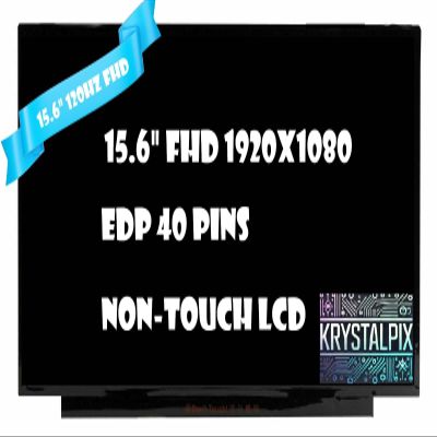 New KrystalPix LCD Display FITS- Replacement LCD for Hp Omen 15-EN1570WM Gaming LCD LED Screen 15.6" FHD 144hz IPS Non-Touch 40 pins Panel New