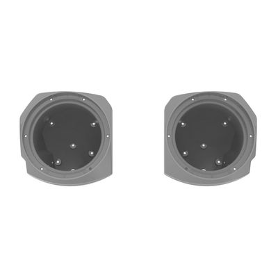 Advanblack 2024 Road Glide Lower Fairing Speaker Pods Color-Matched 8" Speaker Pods Fit for 2023.5-2025 Harley Touring FLTRX RG/SG FLHX (Billiard Gray)