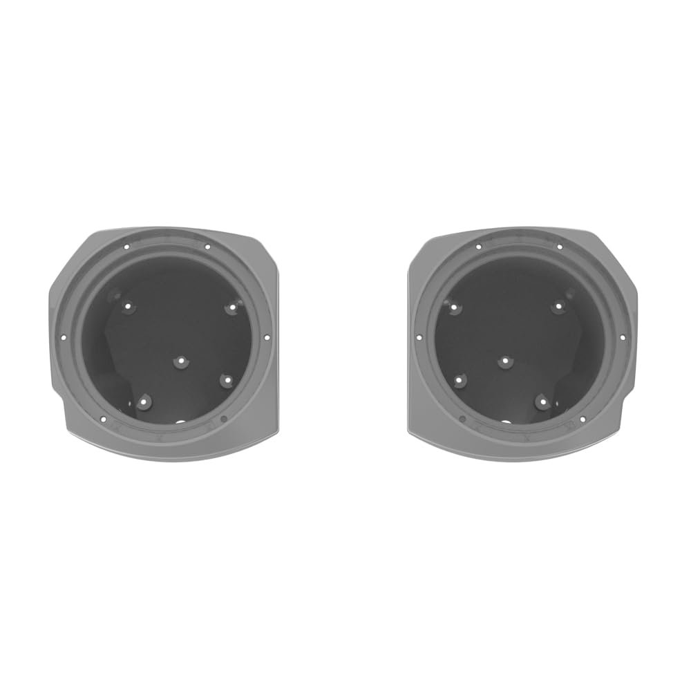 Advanblack 2024 Road Glide Lower Fairing Speaker Pods Color-Matched 8" Speaker Pods Fit for 2023.5-2025 Harley Touring FLTRX RG/SG FLHX (Billiard Gray)