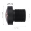 AOWINHIT Fisheye Wide Angle Lens, Single Board Fisheye 1.8mm Lens 5MP Wide Angle Clear Image X 0.5 Easy Installation Panoramic Lens for Camera view 2
