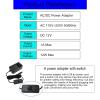 12V 1A DC Power Supply AC Adapter with 8 Changeable Plug & 6.5ft On/Off Switch Power Cord AC 100-240V to DC 12Volt 1Amp 1000mA 800mA 600mA 500mA 400mA Power Converter 12V 12W Power Substitute view 2