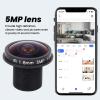 AOWINHIT 5MP HD 1.8mm Fisheye Lens, Panoramic F2.0, 180 Degree Wide Angle Lens with Interface, for Security Camera view 3