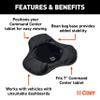 CURT 52213 RVibrake Bean Bag Dash Mount for Command Center Tablet view 2