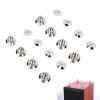 FAUOSWUK 8pcs Copper Speaker Isolation Spikes Pads, Adjustable Turntable Feet for Speaker Amplifier Subwoofer CD DVD Player DAC with Leveling Nuts view 2