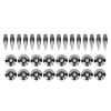 FAUOSWUK Speaker Vibration Isolation Spikes, Speaker Isolation Feet Speaker Shock Absorber Base Reduce Vibrations with Height Balance Adjustment Nuts for Speakers view 1