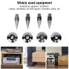 FAUOSWUK Speaker Vibration Isolation Spikes, Speaker Isolation Feet Speaker Shock Absorber Base Reduce Vibrations with Height Balance Adjustment Nuts for Speakers view 2