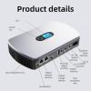 Eujgoov 10400mAh High Capacity MINI UPS DC Backup Power Supply Adaptive Device Current Output Camera Router Optical Cat Built in Adapter POE15V 24V Port 5V 9V 12V USB (US Plug) view 4