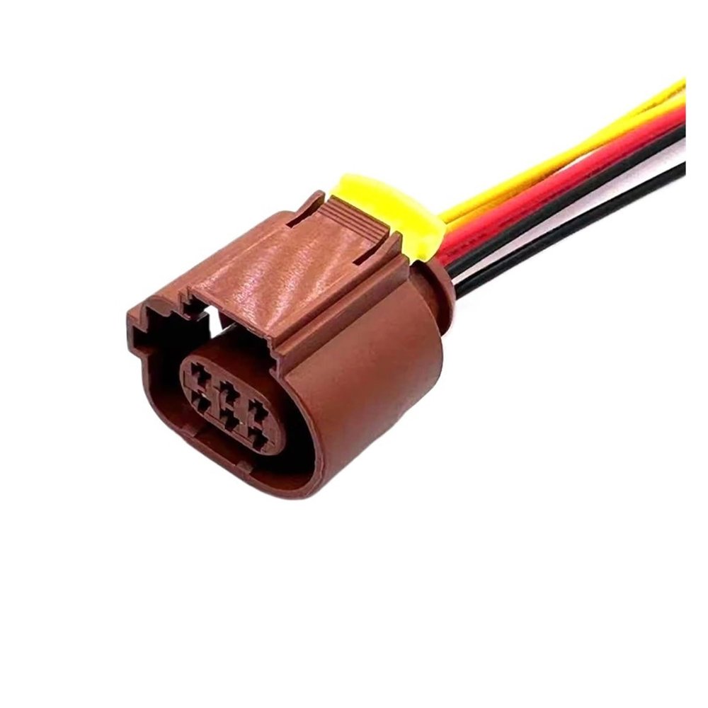 6 Pin Car Steering Gear Booster Pump 284717-3 Waste Valve 284716-3 Throttle Position Sensor Connector(with 15cm Wire,5 Sets)
