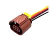 6 Pin Car Steering Gear Booster Pump 284717-3 Waste Valve 284716-3 Throttle Position Sensor Connector(with 15cm Wire,5 Sets) view 1