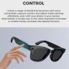Luqeeg Smart Camera Glasses, AI Glasses with 5MP HD Camera, 26 Languages Real Time Translation, Music Playback, Voice Wake Up, Phone Calls, WiFi Transfer, Touch Control (#1) view 4