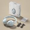 ak anklas Soyto SY-T7 Bluetooth Headphones Over-Ear Foldable with mic and Noise Cancelling Wireless Bluetooth Headphones Over Ear for Travel, Office, and Study. (Blue) view 2